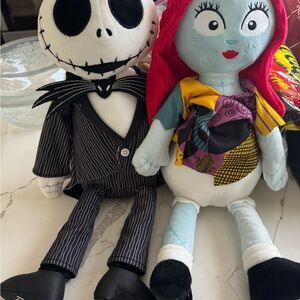 Disney Black and White Suit and Colorful Patchwork Dress Plush Set